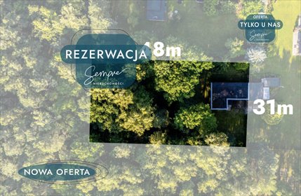 Działka 1507 m² z mediami, las i plan zagospodarowania działka Sokolniki-Las, Klonowa