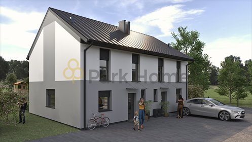 Nowy dom bliźniak 94 m² - własny ogród i taras dom Sapowice