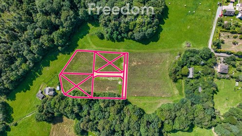 działka na sprzedaż 1316m2 działka Pisarzowice, Jutrzenki