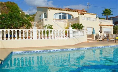 Calpe- willa z widokiem na morze. dom Costa Blanca