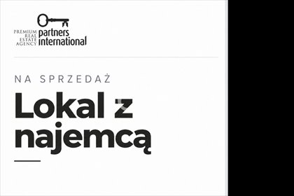 Sprzedam funkcjonalny lokal 65 m² w Krakowie z najemcą lokal użytkowy Kraków, Dąbrowskiego