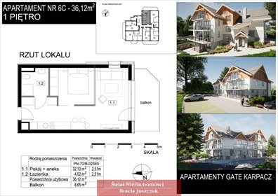 mieszkanie na sprzedaż 36m2 mieszkanie Miłków