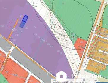 działka na sprzedaż 2098m2 działka Łajski