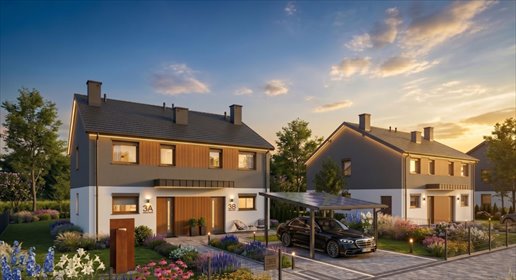 Nowoczesny dom 82,92 m² z pompą ciepła i smart technologiami dom Rzeszów