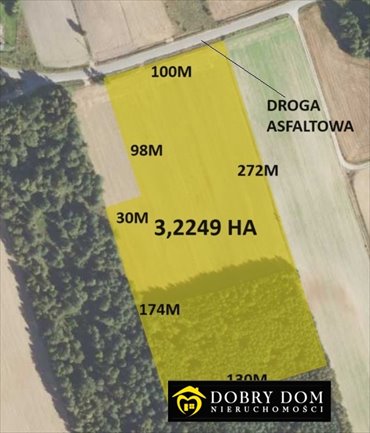 działka na sprzedaż 32249m2 działka Szudziałowo