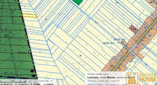 działka na sprzedaż 2600m2 działka Masów