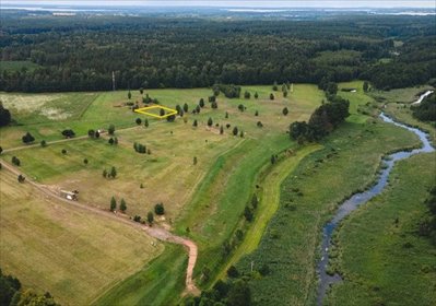 Działka 1529 m2 przy rzece Sapina – pełne uzbrojenie, las, jeziora działka Pozezdrze