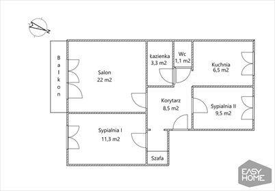 mieszkanie na sprzedaż 63m2 mieszkanie Poznań, os. Stare Żegrze