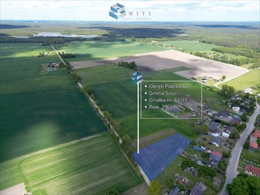 działka na sprzedaż 2962m2 działka Piotrkowo, Piotrkowo