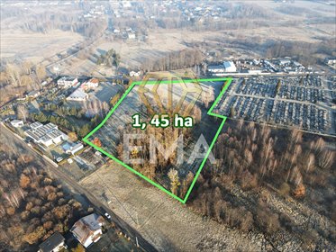 Działka inwestycyjna 1,45 ha przy Piastowskiej w Częstochowie działka Częstochowa, Piastowska