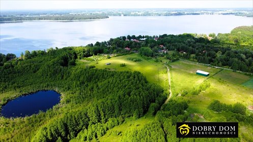 Przestronna działka 1,19 ha z dostępem do jeziora Mazury działka Sikory Juskie