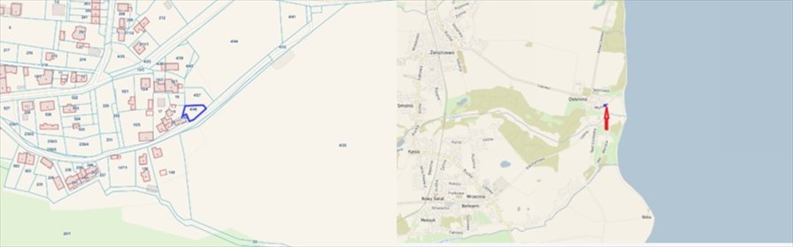 działka na sprzedaż 290m2 działka Osłonino