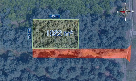 działka na sprzedaż 1022m2 działka Długi Kąt