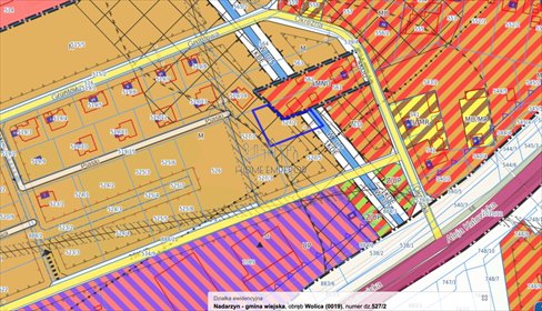 Do sprzedania działka 1122 m² w Wolicy z planem mieszkaniowym działka Wolica, Okrężna