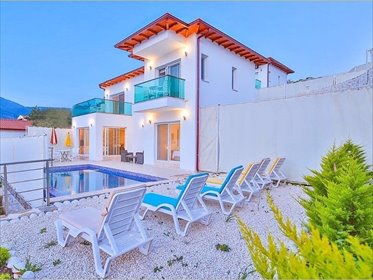 Ekskluzywna willa z basenem i panoramicznym widokiem na morze dom Andifli, Andifli, Kaş, Antalya
