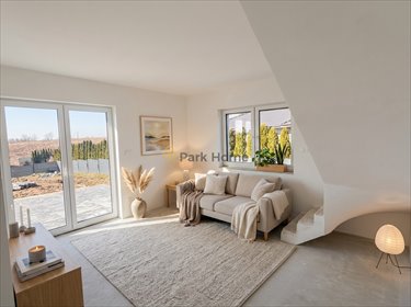 Nowoczesny bliźniak 106 m² z ogrodem w Jankówku dom Jankówko