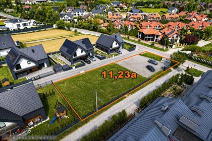 działka na sprzedaż 1123m2 działka Bibice