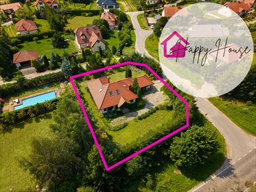 Polecam dom wolnostojący 127 m² z garażem w Bryle, tarasem i piękną działką dom Jonkowo, Bolesława Krzywoustego