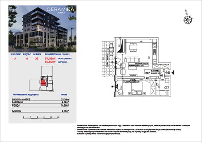 mieszkanie na sprzedaż 52m2 mieszkanie Bydgoszcz, Bartodzieje, Ceramiczna