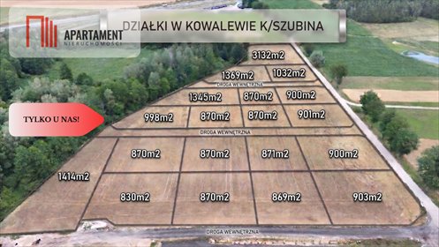 Działki budowlane z WZ - las, blisko S5 i jeziora działka Kowalewo, Gajowa