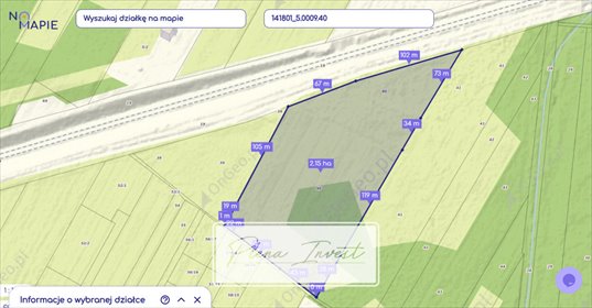 działka na sprzedaż 20800m2 działka Cendrowice