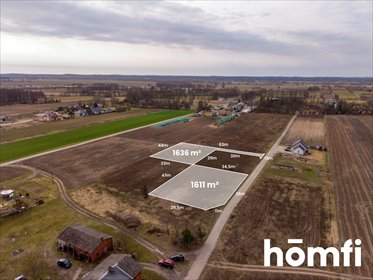 działka na sprzedaż 1636m2 działka Zławieś Wielka, Rzepakowa