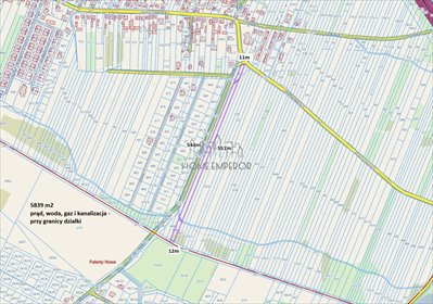 Polecam działkę 5839 m² pod zabudowę i usługi w Raszynie działka Jaworowa, Narożna