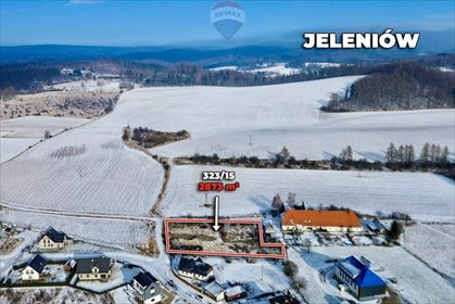 działka na sprzedaż 2873m2 działka Jeleniów