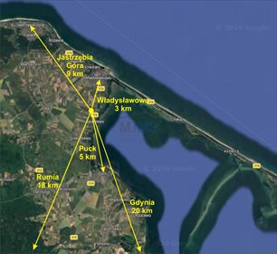 Działka budowlana z widokiem na Zatokę Pucką. działka Swarzewo, Krótka