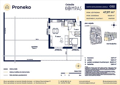 Zapraszam do mieszkania 48 m² w Gdańsku Orunia mieszkanie Gdańsk, Orunia, Osiedle Kompas, Oskara Żawrockiego