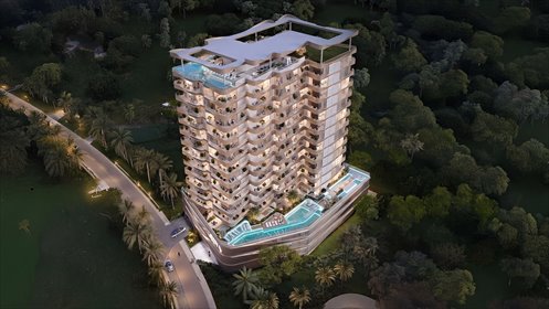Luksusowy apartament z basenem i jacuzzi w DLRC mieszkanie Dubailand, Dubailand Residence Complex, Dubailand, Dubaj