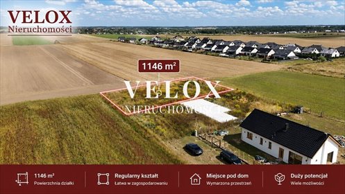 Działka 1146 m² w Grzędzicach, blisko Stargardu - polecam! działka Grzędzice, Konwaliowa
