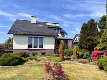 Dom z ogrodem w Bolszewie, 189 m², kominek, taras dom Bolszewo, Glińskiego