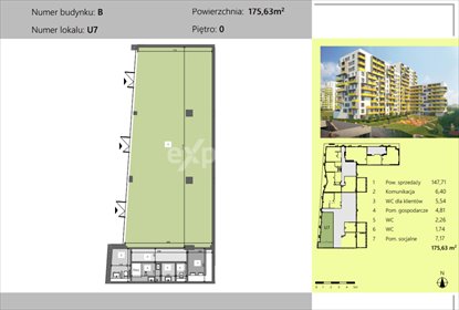 lokal użytkowy na sprzedaż 175m2 lokal użytkowy Rzeszów, Dworzysko, Technologiczna