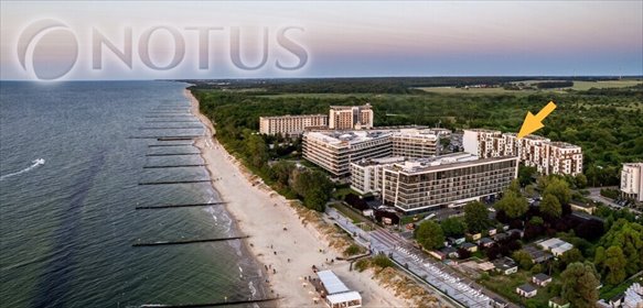 Apartament z tarasem i widokiem na morze, 44 m2, Kołobrzeg mieszkanie Kołobrzeg, Wschodnia