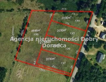 Działka 12 766 m² w Jurkach (z podziałem na 4 działki) działka Jurki