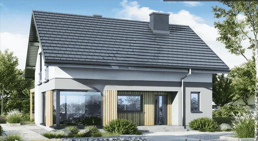 Nowoczesny dom w Tryńczy z dużą działką i tarasem dom Tryńcza, Tryńcza