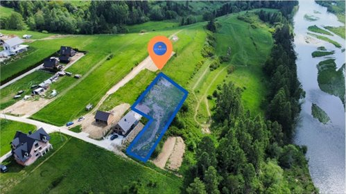 Widok na góry i jezioro – działka pod dom w Szlembarku działka Szlembark, Tadeusza Kulisiewicza