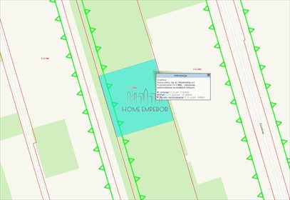 Działka 2000 m² pod zabudowę jednorodzinną, media przy granicy działka Warszawa, Wawer, Międzylesie, Zwoleńska