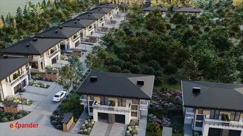 Do sprzedania nowoczesny dom bliźniaczy 117 m² z garażem w Łodzi dom Łódź, Łódź-Widzew, Zakładowa