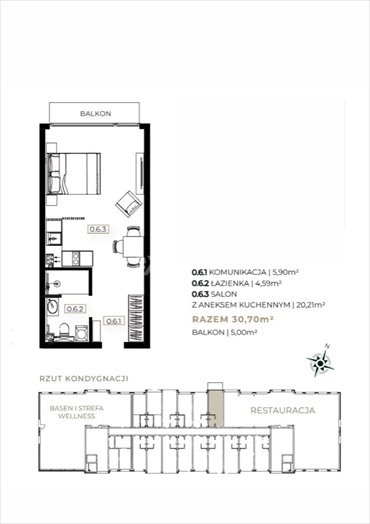mieszkanie na sprzedaż 31m2 mieszkanie Szczyrk, Salmopolska