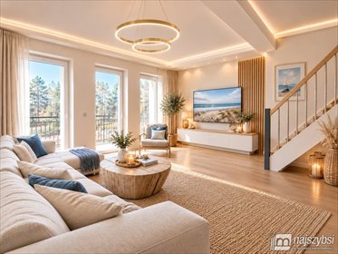 Polecam przestronne 69 m² apartament nad Bałtykiem w Dziwnowie mieszkanie Dziwnów, Daglezji