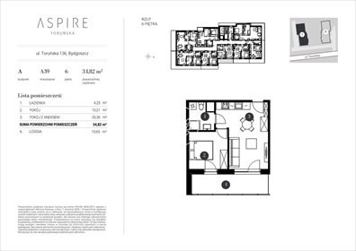mieszkanie na sprzedaż 36m2 mieszkanie Bydgoszcz, Toruńska