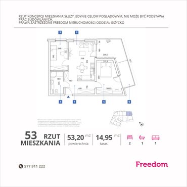 mieszkanie na sprzedaż 53m2 mieszkanie Giżycko