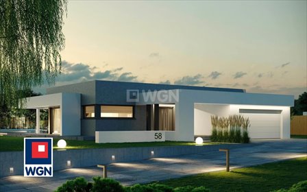 Nowoczesny dom 180 m2 z panoramicznymi przeszkleniami dom Suchedniów, Suchedniów