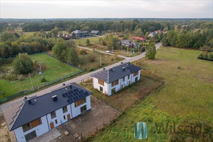 Nowoczesny dom 150 m2 z garażem, ogród i blisko Puszczy dom Czosnów, Wrzosówka