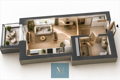 Kawalerka 25,65 m² z balkonem w centrum Wrocławia polecam mieszkanie Wrocław, Szczepin, Braniborska