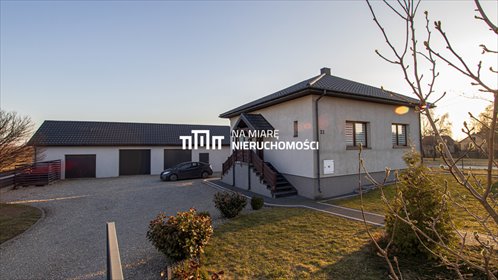 Nowoczesny dom 94 m² z garażem i altaną (Andruszkowice) dom Andruszkowice