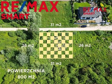 Działka 800 m² pod dom lub inwestycję w Serocku działka Serock, Daliowa