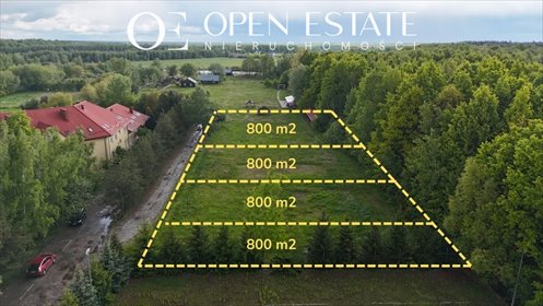 działka na sprzedaż 800m2 działka Grębiszew, Rozwojowa